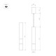 Подвесной светильник Arlight SP-ARTEMIS-HANG-P-R60-15W Warm3300-MIX (WH, 8-80 deg, 230V, TRIAC) 056119