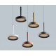 Подвесной светильник (без основания) Italline IT02-025 dark silver 3000K