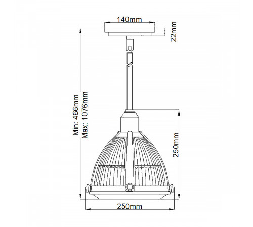 Подвесной светильник Hinkley QN-ELROY-BN