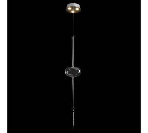 Подвесной светильник Crystal Lux GLASS SP3W LED CHROME Подвесной светильник Crystal Lux GLASS SP3W LED CHROME