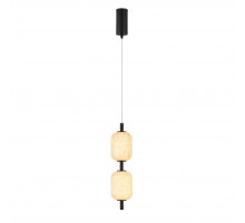 Подвесной светильник Arlight SP-CARAMELA-HANG-R120-7W Warm2700 (BK, 300 deg, 230V) (IP20, Натуральный шелк) 056886