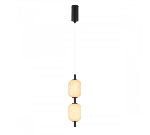 Подвесной светильник Arlight SP-CARAMELA-HANG-R120-7W Warm2700 (BK, 300 deg, 230V) (IP20, Натуральный шелк) 056886