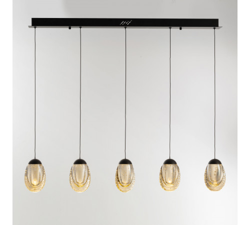 Подвесной светильник Delight Collection MD25090022-5B matt black/champagne Подвесной светильник Delight Collection MD25090022-5B matt black/champagne
