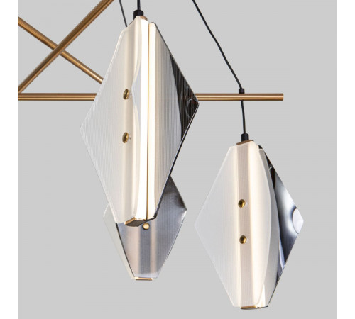 Подвесной светильник Eurosvet Glare 301054 LED латунь a071576