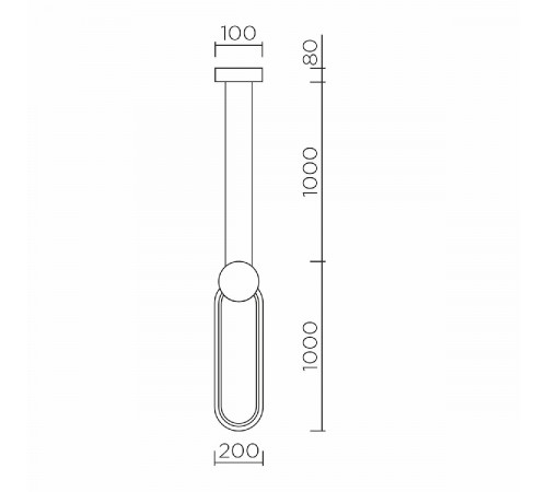 Подвесной светильник LED4U 8576 BK Подвесной светильник LED4U 8576 BK