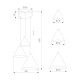 Подвесной светильник TK Lighting Cono 16633 Cono a068520