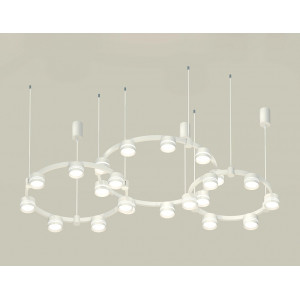 Комплект подвесного светильника Ambrella Light Techno Ring XR92082210 (A9208x3, C9241, C9236, C9231, N8477, N8461)