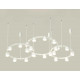 Комплект подвесного светильника Ambrella Light Techno Ring XR92082210 (A9208x3, C9241, C9236, C9231, N8477, N8461)