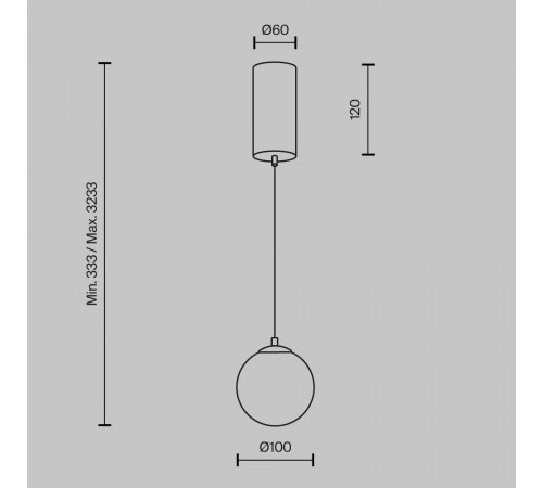 Подвесной светильник Maytoni Yora MOD464PL-L5BSK