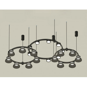 Комплект подвесного светильника Ambrella Light Techno Ring XR92092010 (A9209x3, C9242, C9238, C9232, N8141, N8113)