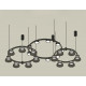 Комплект подвесного светильника Ambrella Light Techno Ring XR92092010 (A9209x3, C9242, C9238, C9232, N8141, N8113)