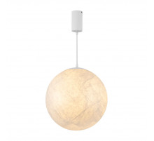 Подвесной светильник Arlight SP-SILKA-HANG-R400-12W Warm2700 (WH, 330 deg, 230V) (IP20, Натуральный шелк) 056880