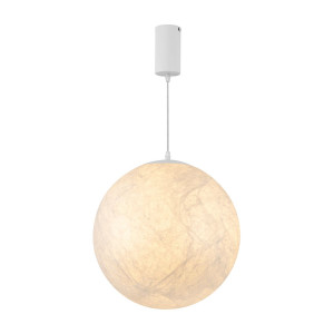 Подвесной светильник Arlight SP-SILKA-HANG-R400-12W Warm2700 (WH, 330 deg, 230V) (IP20, Натуральный шелк) 056880