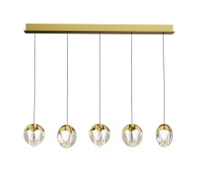 Подвесной светильник Delight Collection MD24001033-5B gold/clear