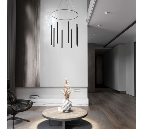 Подвесной светильник Eurosvet Pianto 301101 LED черный a071443