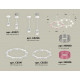 Комплект подвесного светильника Ambrella Light Techno Ring XR92211210 (A9221, A9226, C9241, C9236, N8480, N8486)