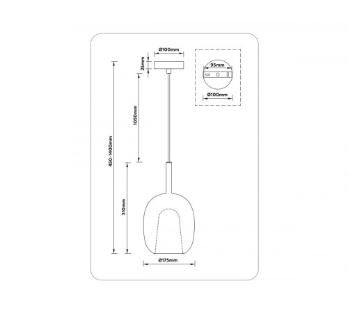 Подвесной светильник Ambrella Light High Light Modern LH11125