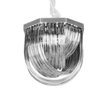 Подвесной светильник Delight Collection Murano Glass A001-400 L4 silver/smoky gray