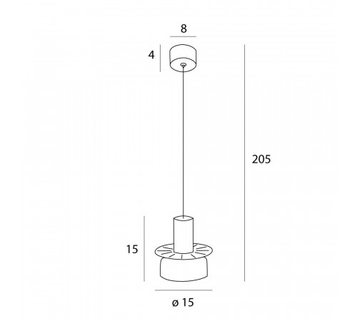 Подвесной светильник Delight Collection MT9171-1HA аntique brass