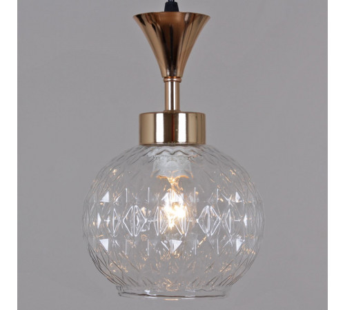 Подвесной светильник Reluce 10080-0.9-01 BK+FG