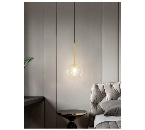 Подвесной светильник Delight Collection Ball Sola 9217P/D150 gold