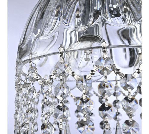 Подвесной светильник Bohemia Ivele Crystal 5478/22 Ni Clear/M-1H Drops Подвесной светильник Bohemia Ivele Crystal 5478/22 Ni Clear/M-1H Drops