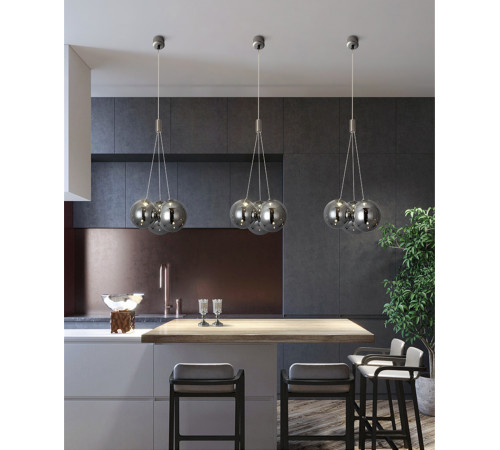 Подвесной светильник Delight Collection 19152 19152P/3 silver Подвесной светильник Delight Collection 19152 19152P/3 silver