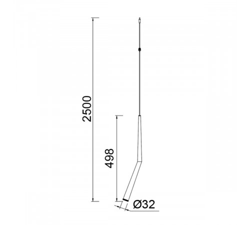 Подвесной модульный светильник без основания Mantra Boomerang 9240