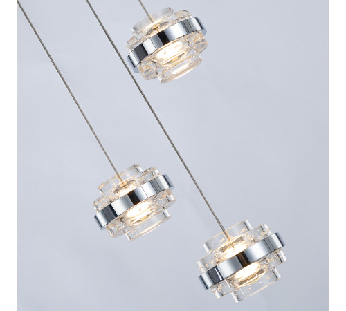 Подвесной светильник Delight Collection MD22030002 MD22030002-3A chrome/clear