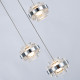 Подвесной светильник Delight Collection MD22030002 MD22030002-3A chrome/clear