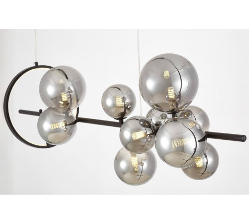 Подвесной светильник Lumina Deco LDP 7033-10 BK+GY Подвесной светильник Lumina Deco LDP 7033-10 BK+GY