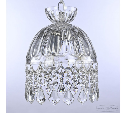 Подвесной светильник Bohemia Ivele Crystal 5478/22 Ni Clear/M-1H Leafs Подвесной светильник Bohemia Ivele Crystal 5478/22 Ni Clear/M-1H Leafs