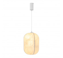 Подвесной светильник Arlight SP-SETA-HANG-L410х300-7W Warm2700 (WH, 320 deg, 230V) (IP20, Натуральный шелк) 056883