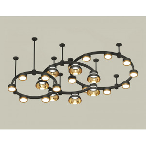 Комплект подвесного светильника Ambrella Light Techno Ring XR92222001 (A9222, A9227, C9233, C9242, C9238, C9232, N8145, N8124)