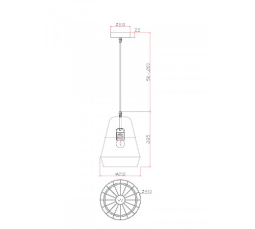 Подвесной светильник Freya Shape FR5335PL-01B2