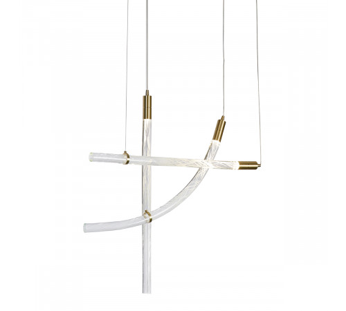 Подвесной светильник Delight Collection OD2412 OD2412-3 gold/clear Подвесной светильник Delight Collection OD2412 OD2412-3 gold/clear
