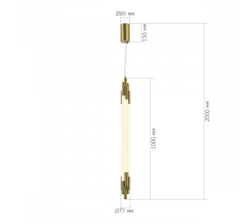 Подвесной светильник ST Luce Dallamos SL6237.303.38 Подвесной светильник ST Luce Dallamos SL6237.303.38