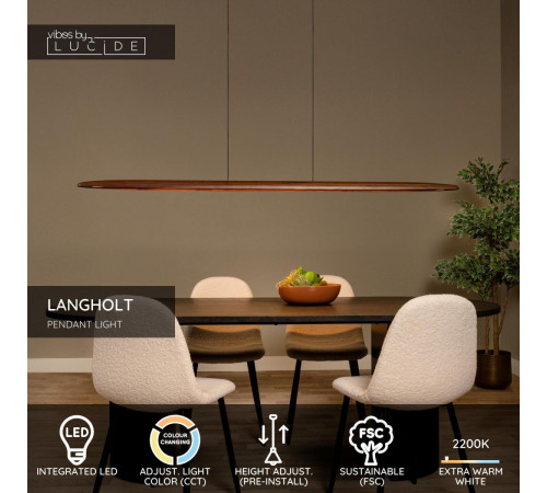 Подвесной светильник Lucide Langholt 01402/28/72