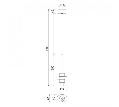 Подвесной светильник Mantra Betty 9426
