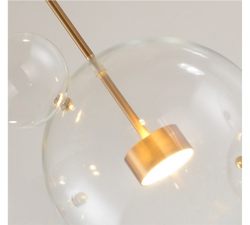 Подвесной светильник Delight Collection Bubbles KG0943P-1 gold Подвесной светильник Delight Collection Bubbles KG0943P-1 gold