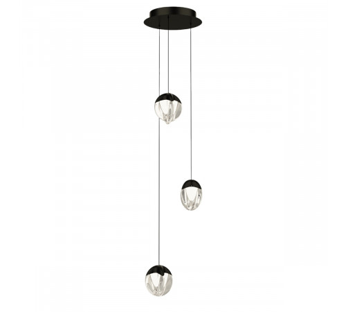 Подвесной светильник Delight Collection MD24001033-3A black/clear Подвесной светильник Delight Collection MD24001033-3A black/clear