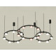 Комплект подвесного светильника Ambrella Light Techno Ring XR92092100 (A9209x3, C9242, C9238, C9232, N8126, N8118)