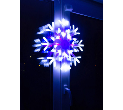 Подвесной светодиодный светильник «Снежинка » (UL-00001403) Uniel ULD-H4040-048/DTA MULTI IP20 SNOWFLAKE