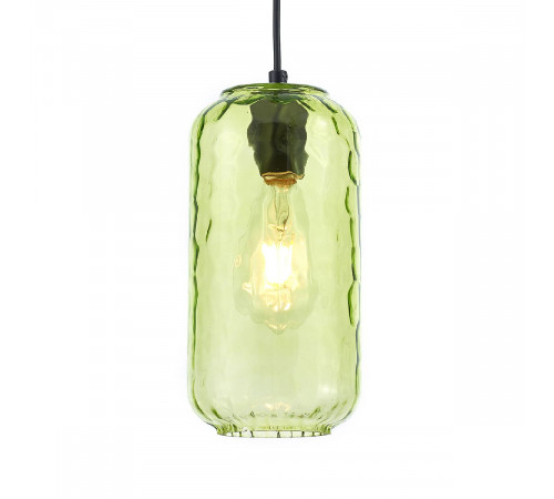 Подвесной светильник Escada Rise 10177/1S Black/Green