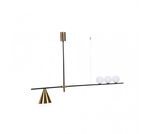 Подвесной светильник Lumina Deco Renzo LDP 6043-4 BK+MD