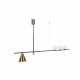 Подвесной светильник Lumina Deco Renzo LDP 6043-4 BK+MD