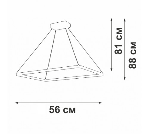 Подвесной светильник Vitaluce V2508DT-1/1S Подвесной светильник Vitaluce V2508DT-1/1S