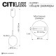 Подвесной светильник Citilux Signature CL247021