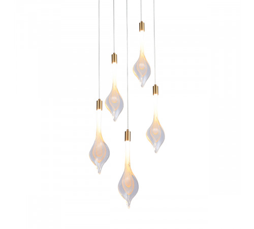 Подвесной светильник Delight Collection P98066-5 antique brass Подвесной светильник Delight Collection P98066-5 antique brass