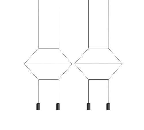 Подвесной светильник ImperiumLoft Via Wireflow Polyhedral 144326-22 Подвесной светильник ImperiumLoft Via Wireflow Polyhedral 144326-22